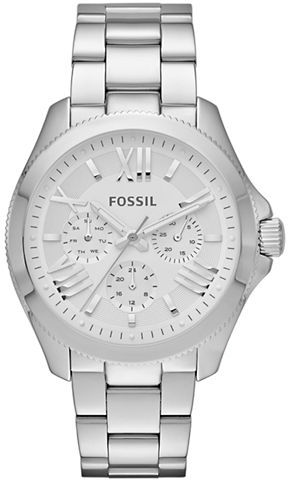 fossil silver watch