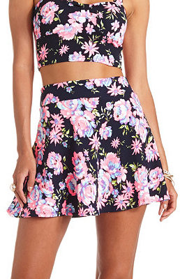 pink floral matching set