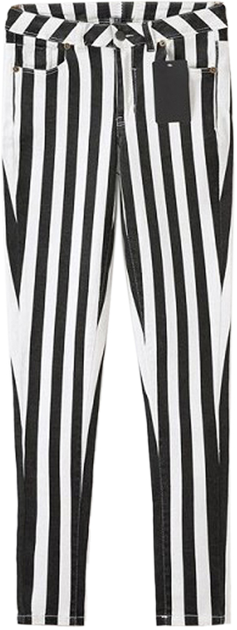 where to buy striped black and white pants