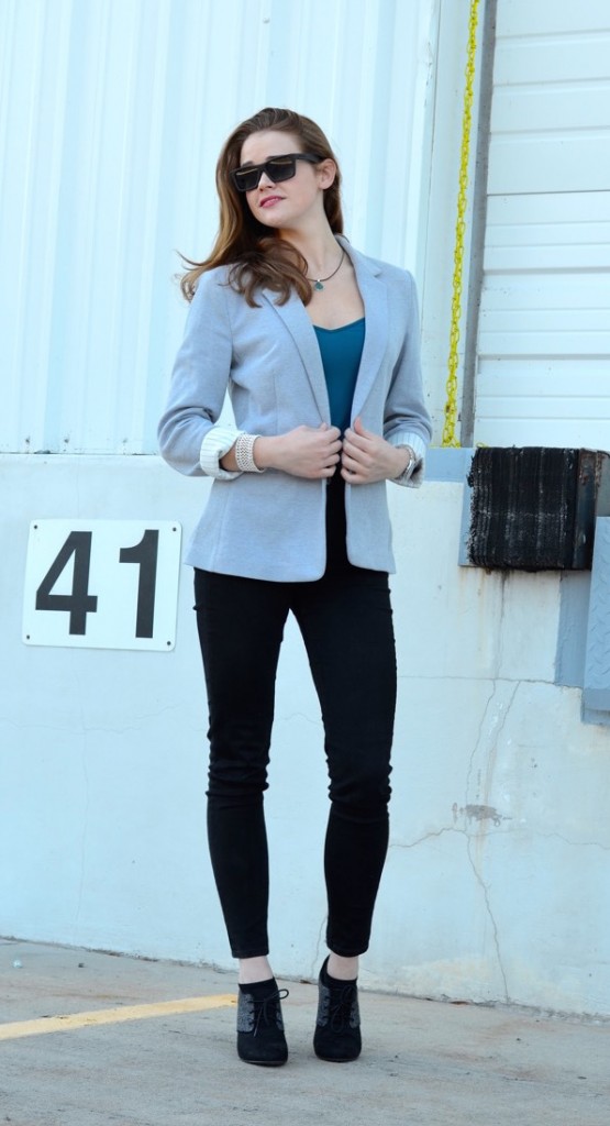 Grey-blazer