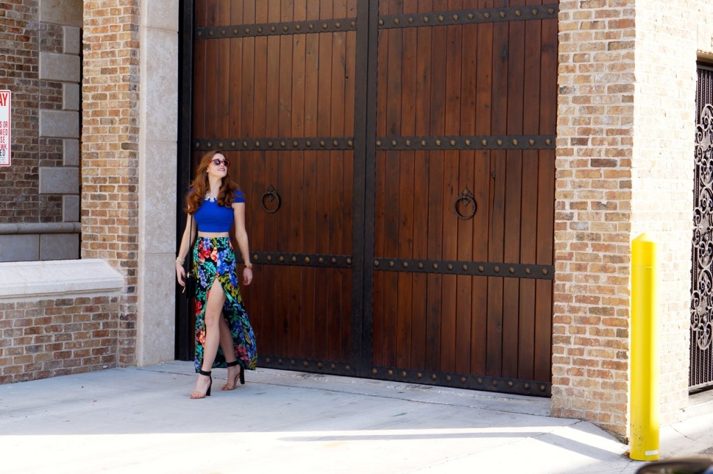 Bright-floral-skirt