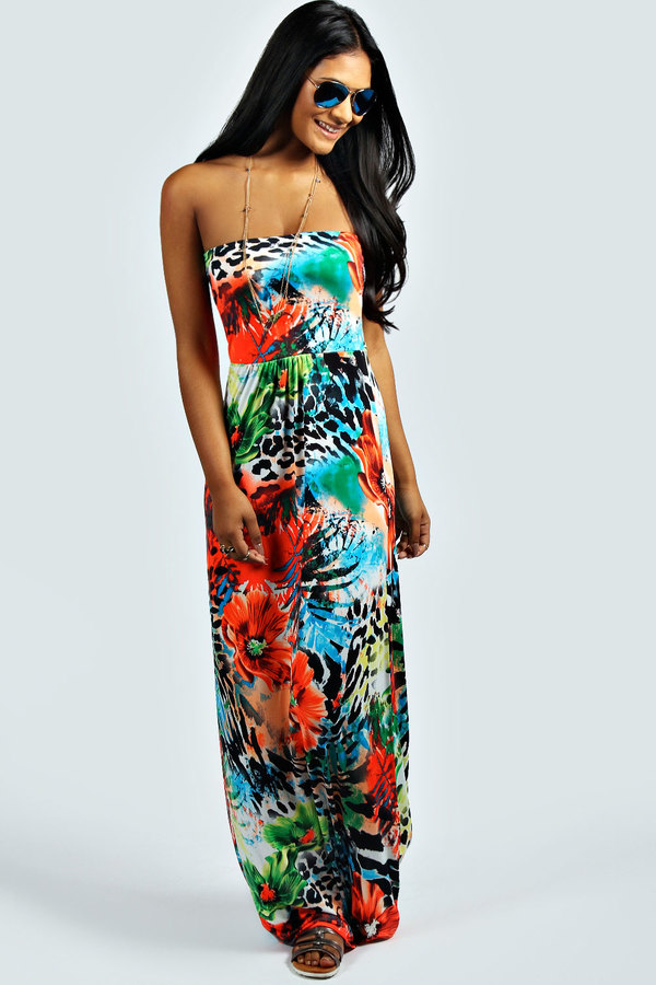 Bright Tropical Maxi Skirt - Where Did You Get It